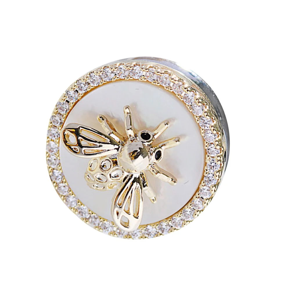 

Magnetic Brooch Copper Alloy Insect Bee Jewelry Fashion Lapel Pin Excellent Gift Idea Delicate Unique Design Durability Chest