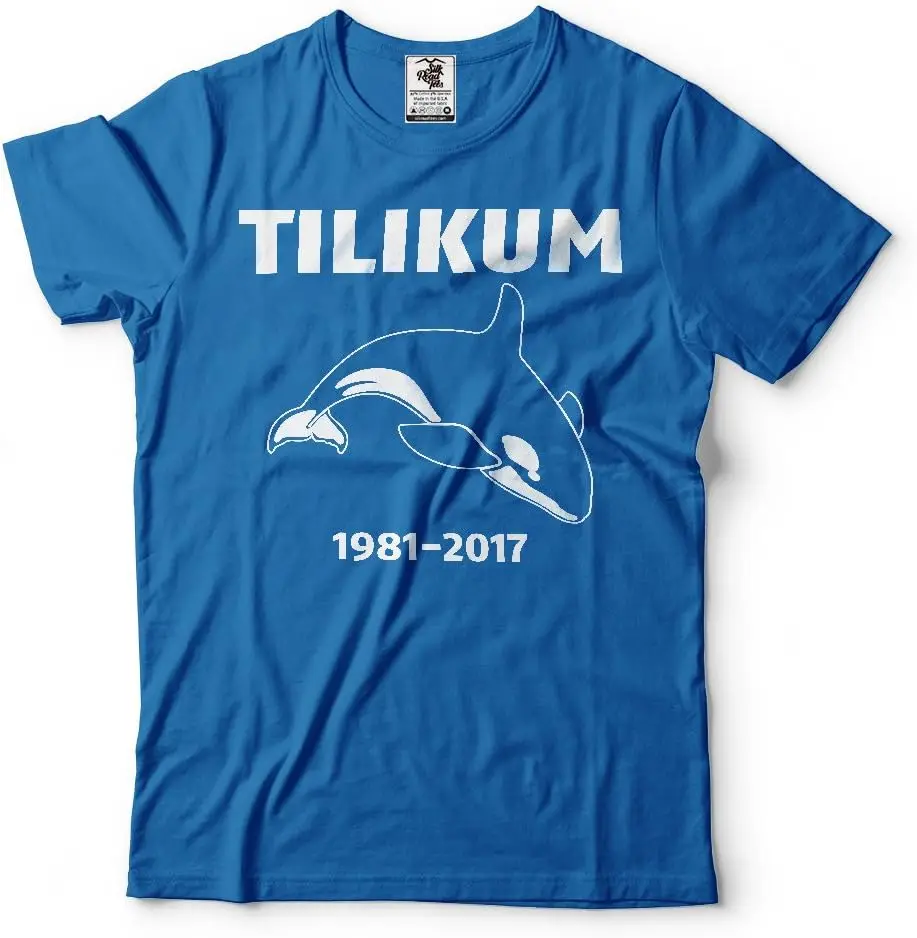 Tilly Orca Whale T-Shirt Animal Lover Supporter T-Shirt RIP Tilikum