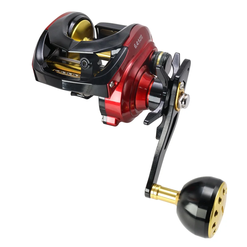 ZYZ Baitcast Fishing Reel Max Drag 15KG Ultralight High-strength Carbon Fibre Body 6.1:1 High Speed Accessory Sea Fishing Wheel