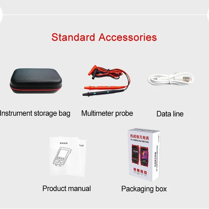 Лидер продаж 2025 года, термомультиметр TOOLTOP ET15S, около 3 раза/секунд, 19999 слов, разрешение 256*192