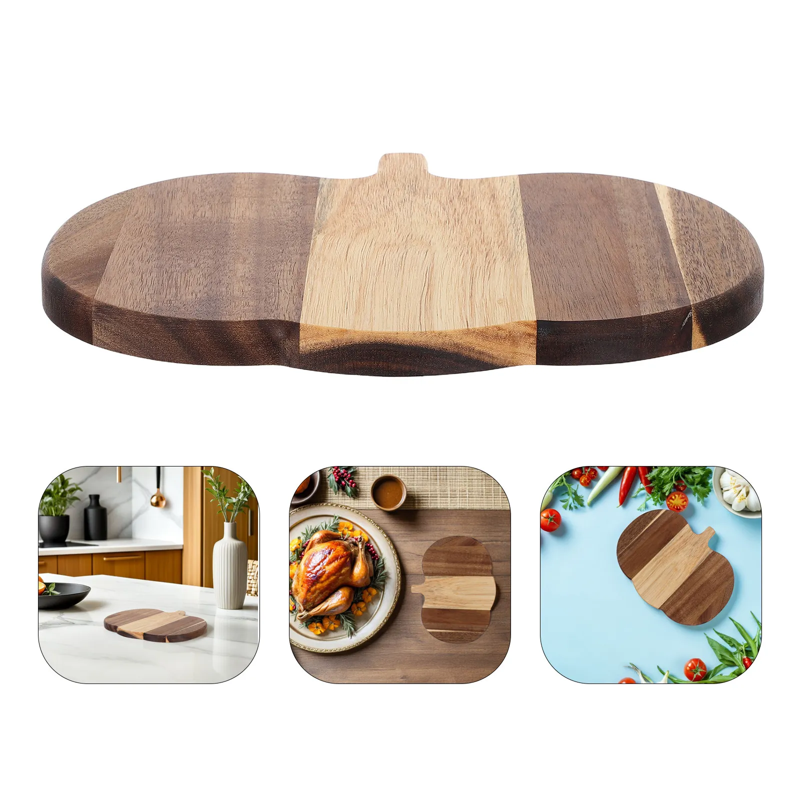 Pumpkin Wooden Cutting Board Rustic Halloween Charcuterie Board Fall Kitchen Decor Cheese Serving Platter Thanksgiving