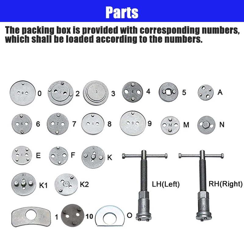 Car Disc Brake Caliper Rewind Back Brake Piston Compressor Tool Kit For Universal Automobiles Garage Repair Tools Set