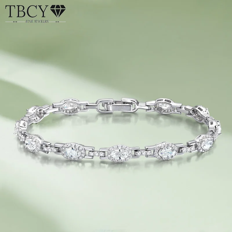 

TBCYD Рубиновый браслет Элегантный браслет с цирконом Женский роскошный изысканный подарок на Рождество