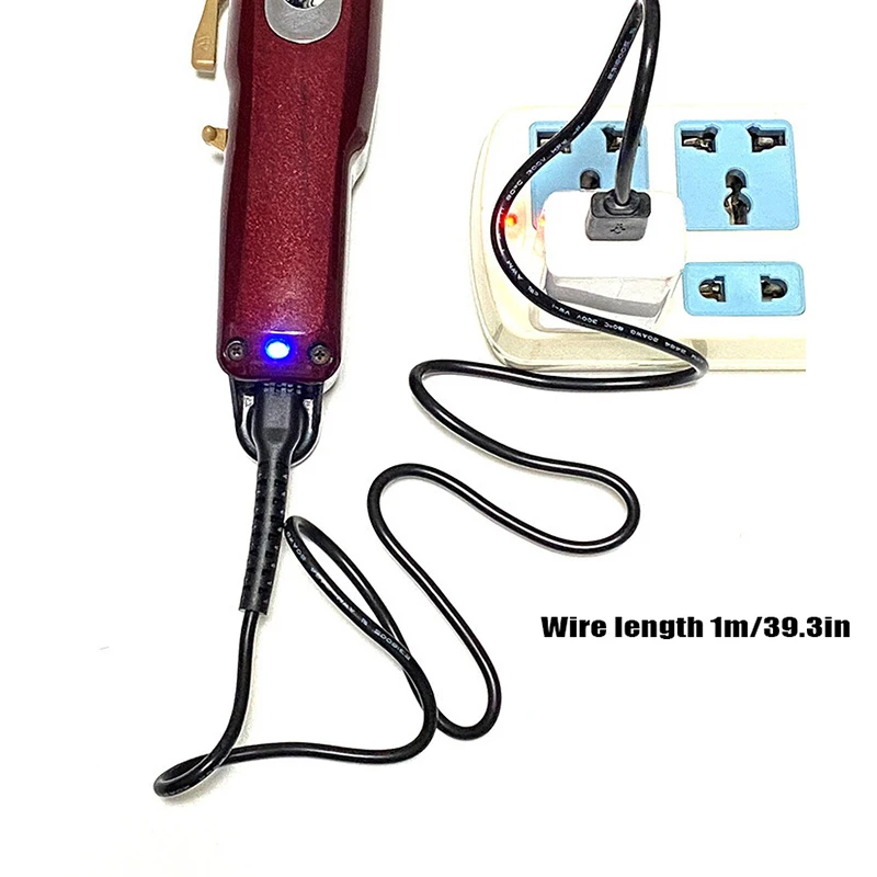 5V USB Charging Cable Adapter Cord Electric Hair Clippers Power Supply For 8148/8591/8504 Electric Clipper Accessories