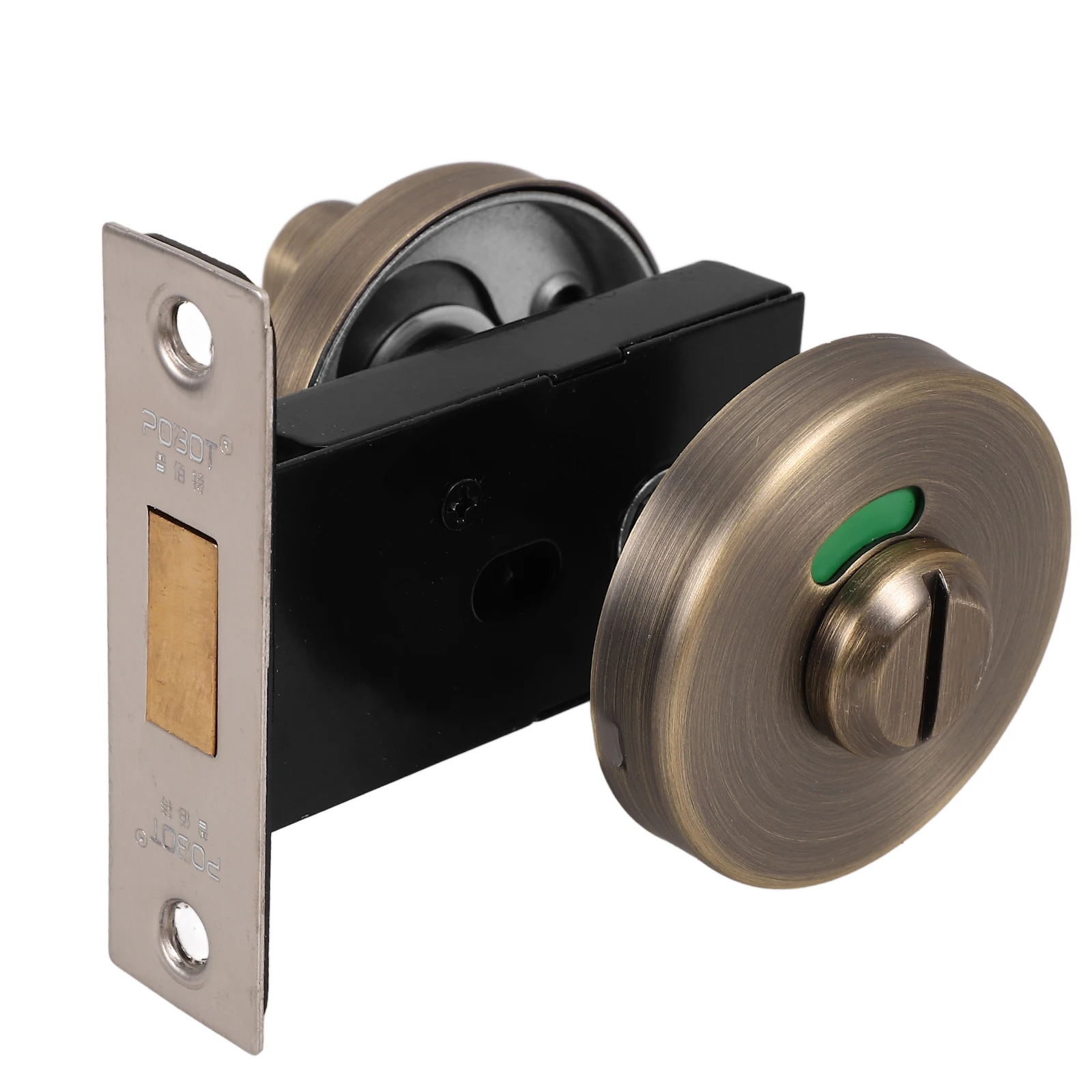 

Bathroom Indicator Lock Restroom Privacy Door Handle Commercial Hotel Room Bolt Sign Vacant Occupied Stainless Steel Waterproof