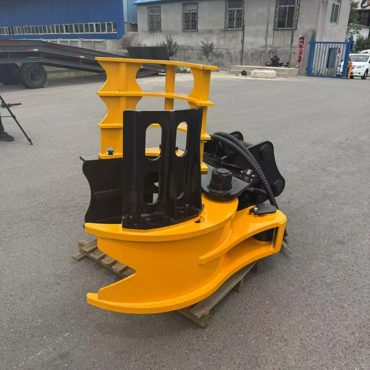 Mini Excavator Rotary Hydraulic Tree Shear For Sale
