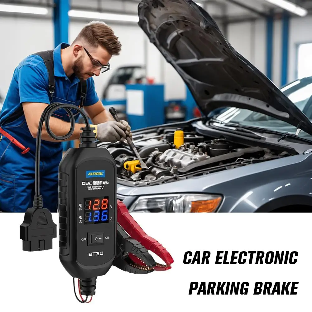 BT30 OBD Electronic Parking Brake Tool Dual-Channel Emergency Circuit Power Reverse Protections Control Forward Cable And S S8V7