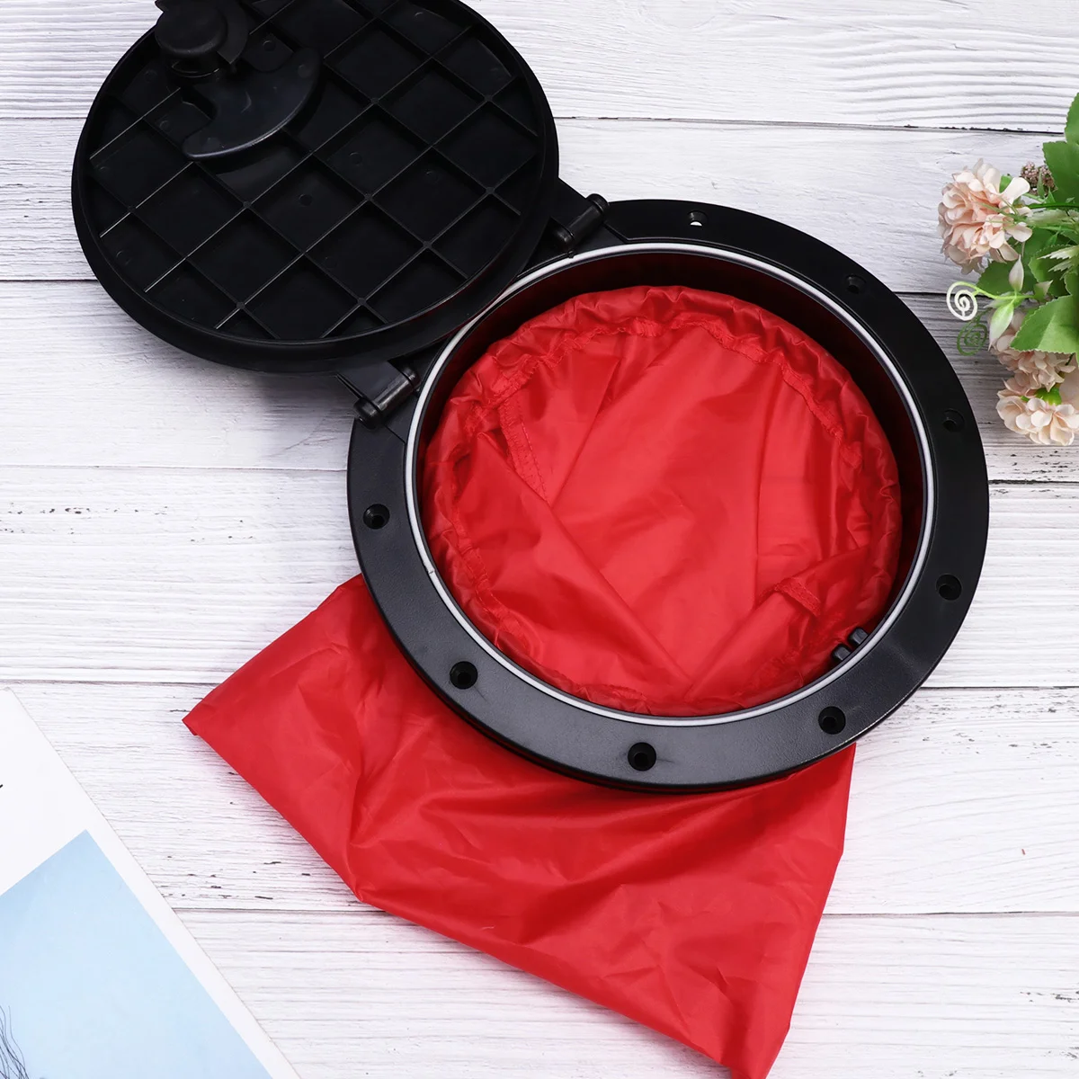 

Kayak Hatch Cover 8 Inch PVC ABS Storage Deck Plate for Fishing Boat Accessories Lightweight Red Bag UV Kayak