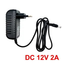 カメラ用ユニバーサル電源アダプター,AC 100-240V,入力,DC出力充電器,12V, EU,us,DVR, LED,ロボット