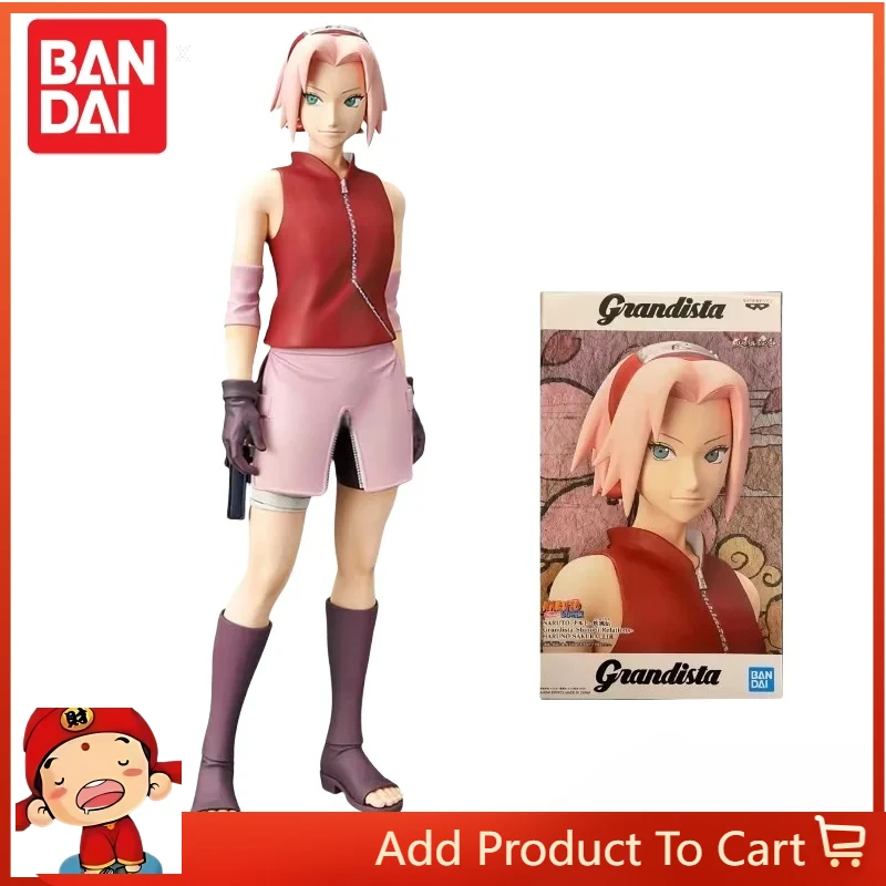 

In Stock 100% Original Bandai Grandista Scenery Series Shinobi Relations Haruno Sakura Model Ornament Toy Figure Collection Gift