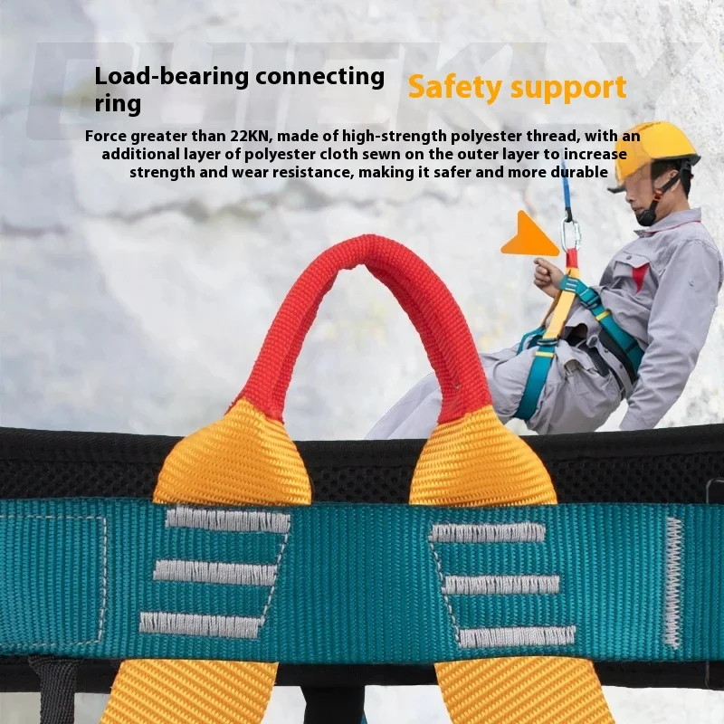 전문가용 하프 암벽 등반 안전 로프 세트 (야외 작업, 추락 방지, 등산 및 구조 장비)