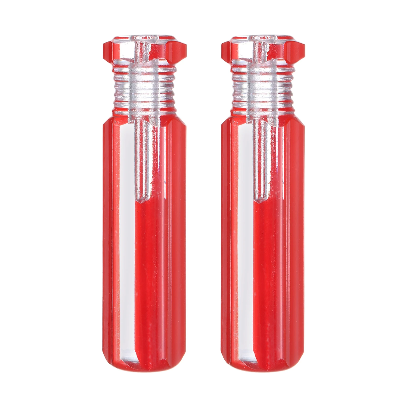 1/2/4pcs Pre-Drilled Blank Screwdriver Tool Handles 3.3/5.3/6.3/10.3mm Hole 55-105mm Length PVC Plastic Replacement Grips
