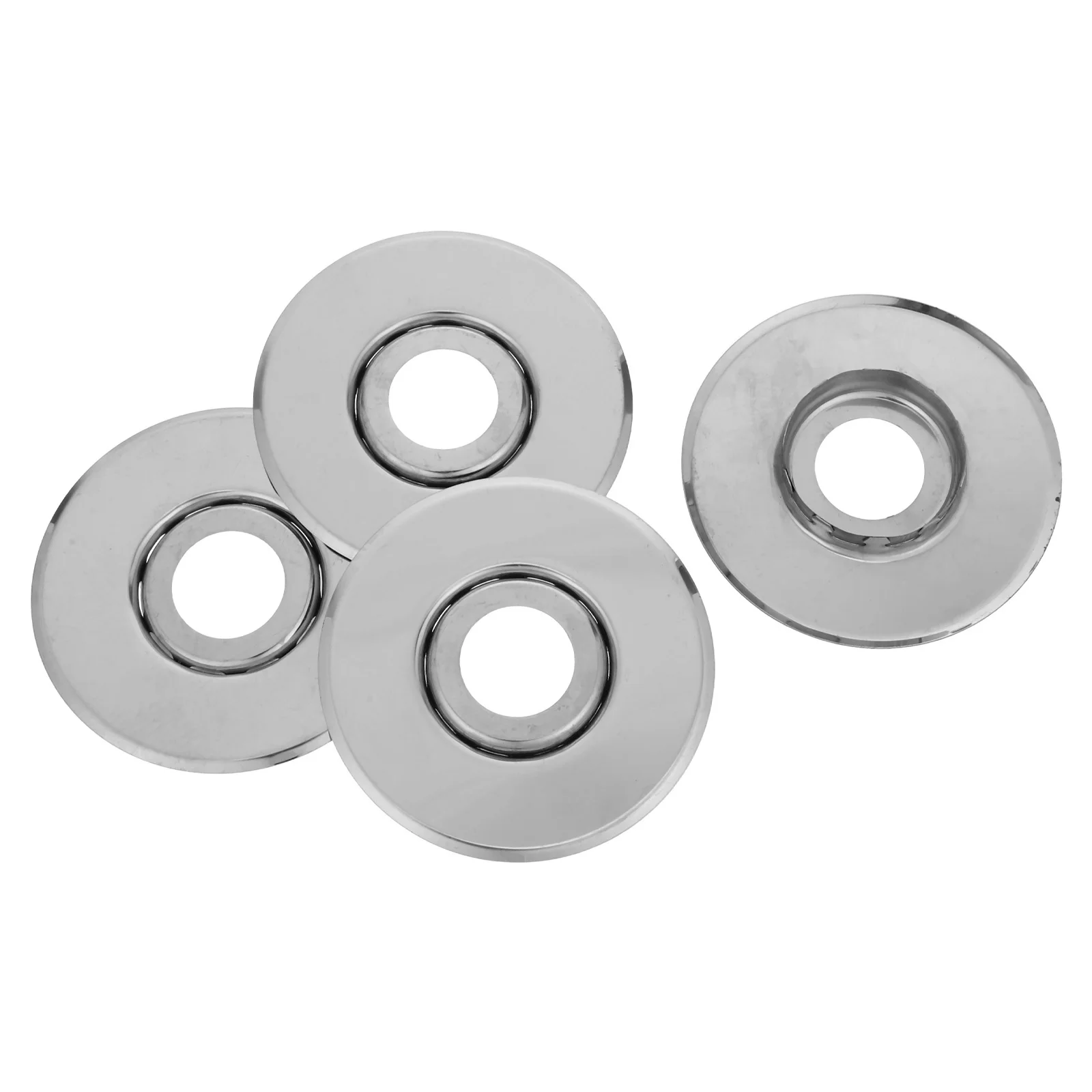 4pcs Fire Sprinkler Escutcheon Cover Plate Skirt Trim For Seamless Ceiling Integration Heat Resistant Easy Installation