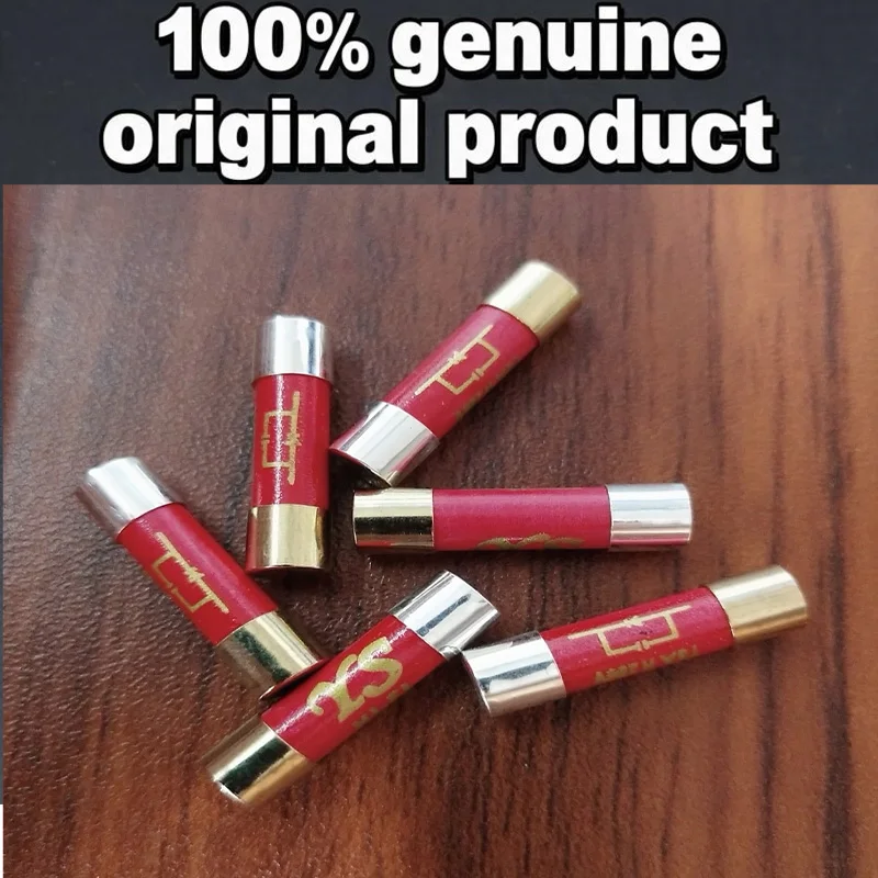 1pcs 100% Original British YS Gold Plated Silver Nano Audio Fuse Amplifier CD Decoder Gallbladder 5x20mm