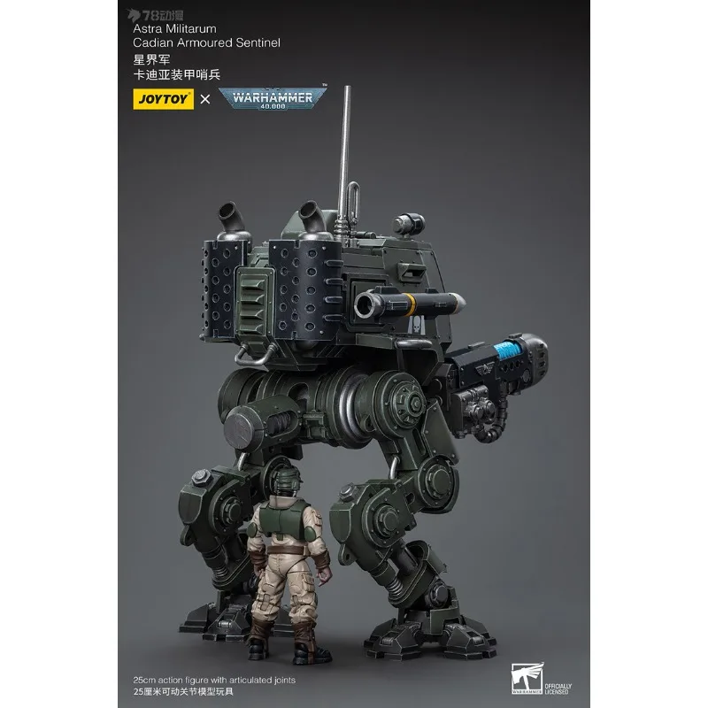 JOYTOY Echte JOYTOY X Warhammer 40K Serie Machine Soul Star World Army Cardia Gepantserde Sentry Eindproduct Model Verzamelen
