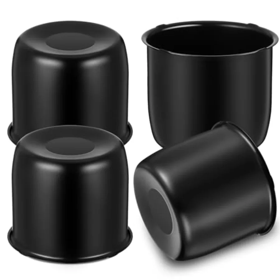 

4 Pack 4.25 Inch Push Through Trailer Wheel Center Caps Chrome Heavy Duty Wheel Hub Caps for Trailer Truck Rv Utility Vehicle w