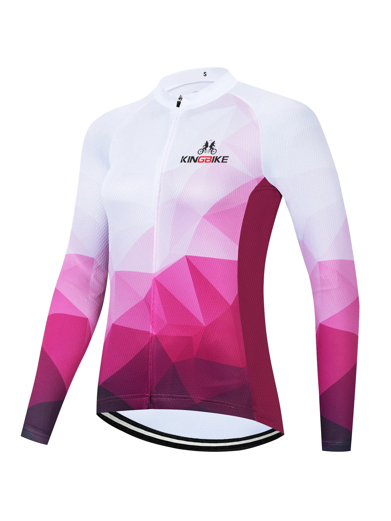 

KINGBIKE Breathable Cycling Women's Bike Long Sleeve Quick Dry Sports Top Road Mountain Bike Clothing