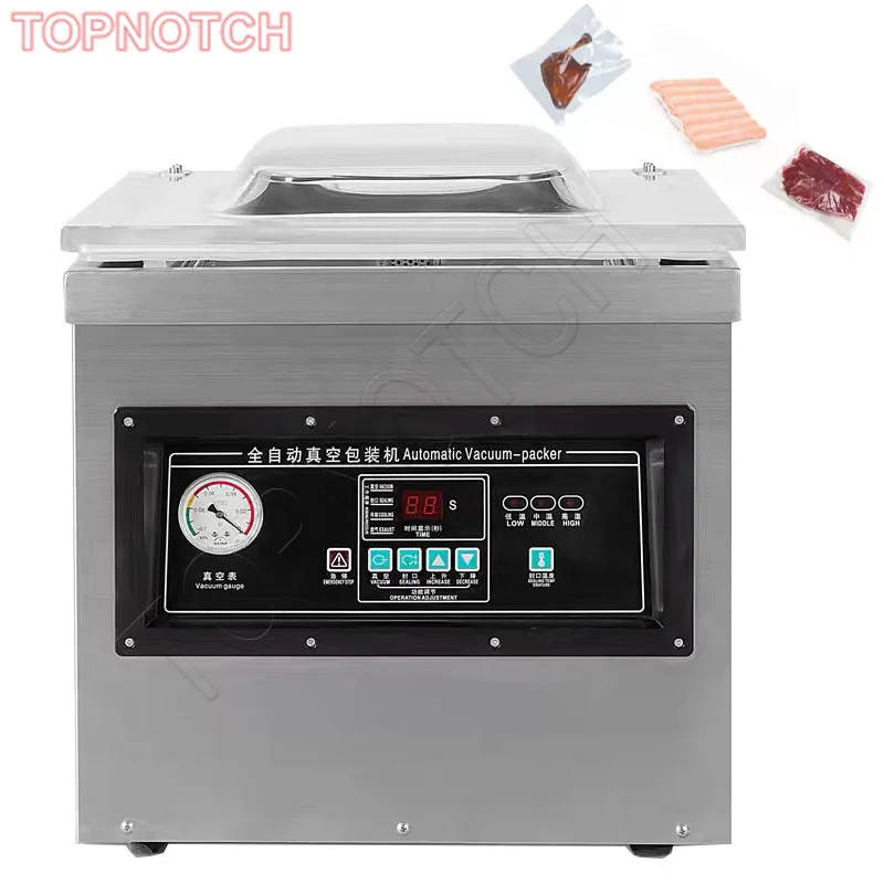 

Commercial Food Vacuum Packing Machine Chamber Sealer Kitchen Meat Bag Packaging Sealing