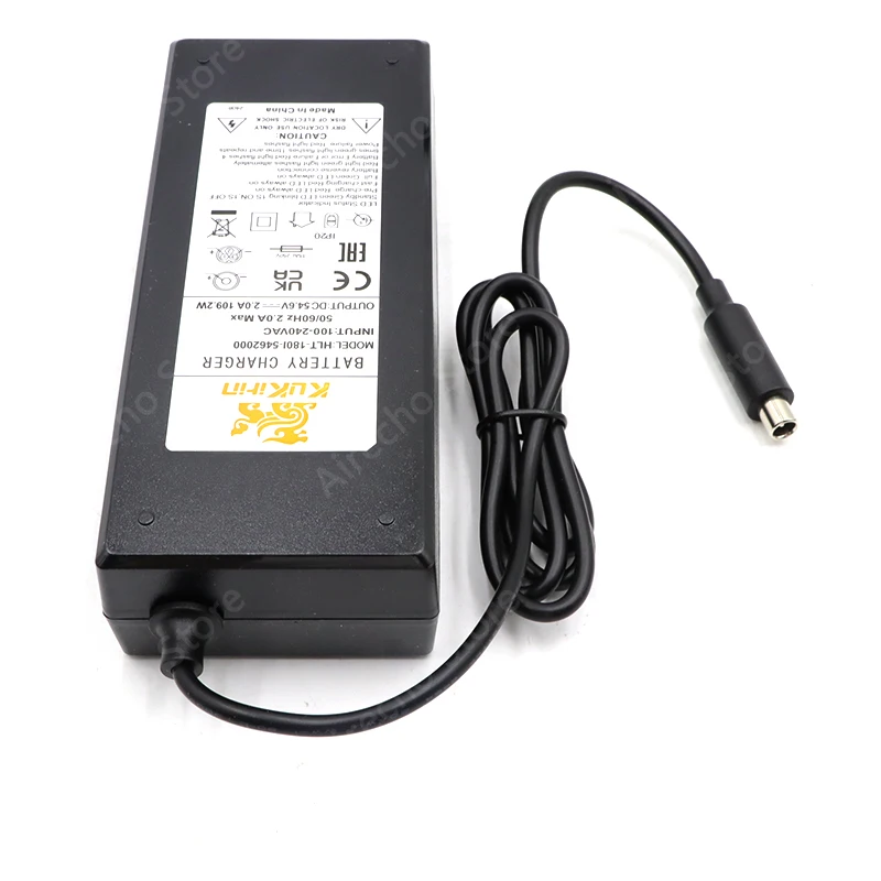 Original 54.6V 2.0A Charger For Kukirin G2 Max Electric Scooter Lithium Charger Input 100-220V official Kukirin Charger Parts