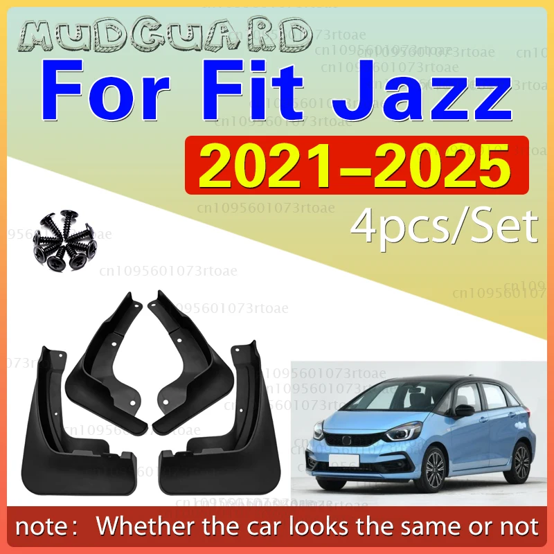 

Mudflaps Fender Flares for Honda Fit Jazz SE GR GS Sport Crosstar 2021 - 2025 2021 Mudguards Splash Mud Guards Cover Accessories