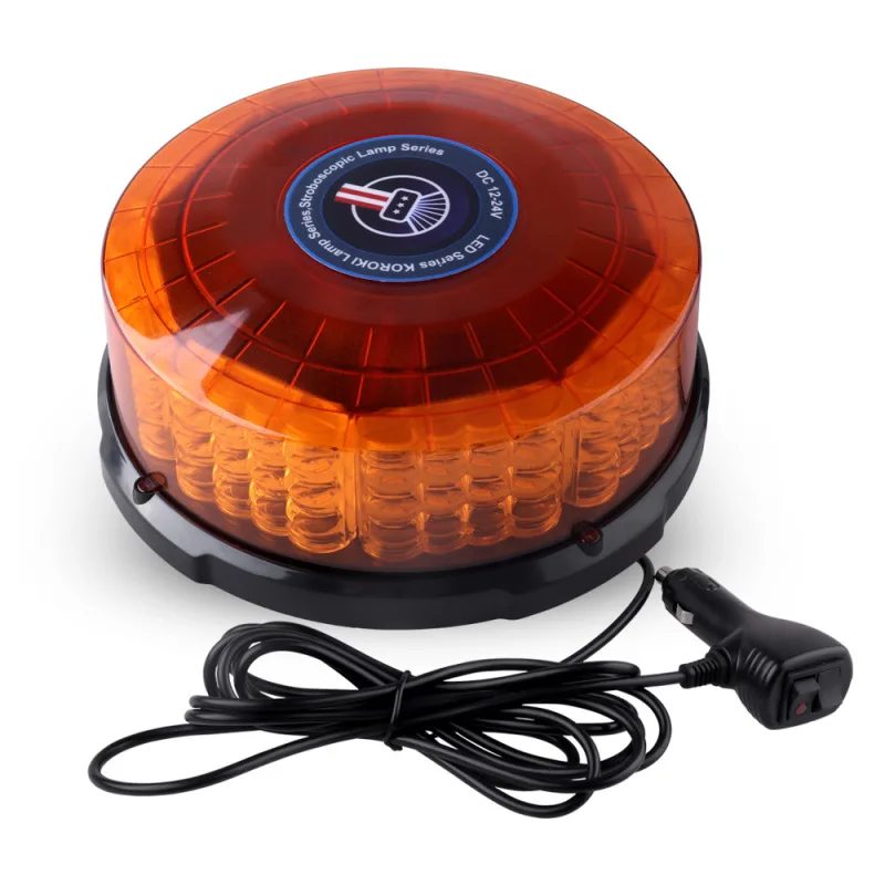 amber 96 LED Car Truck Emergency Beacon Warning Hazard Flash Strobe  Flashing 12/24V rotating Strong magnet