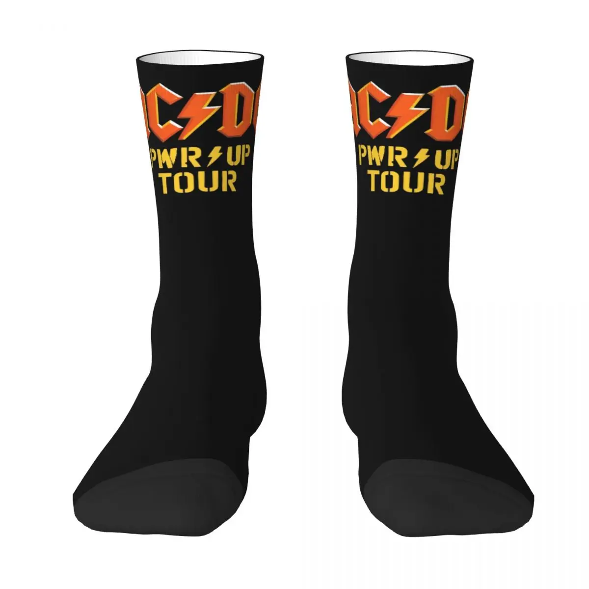 Chaussettes unisexes 2024 A-AC Power Up D-DC World Tour, chaussettes respirantes à la mode, cadeaux merveilleux