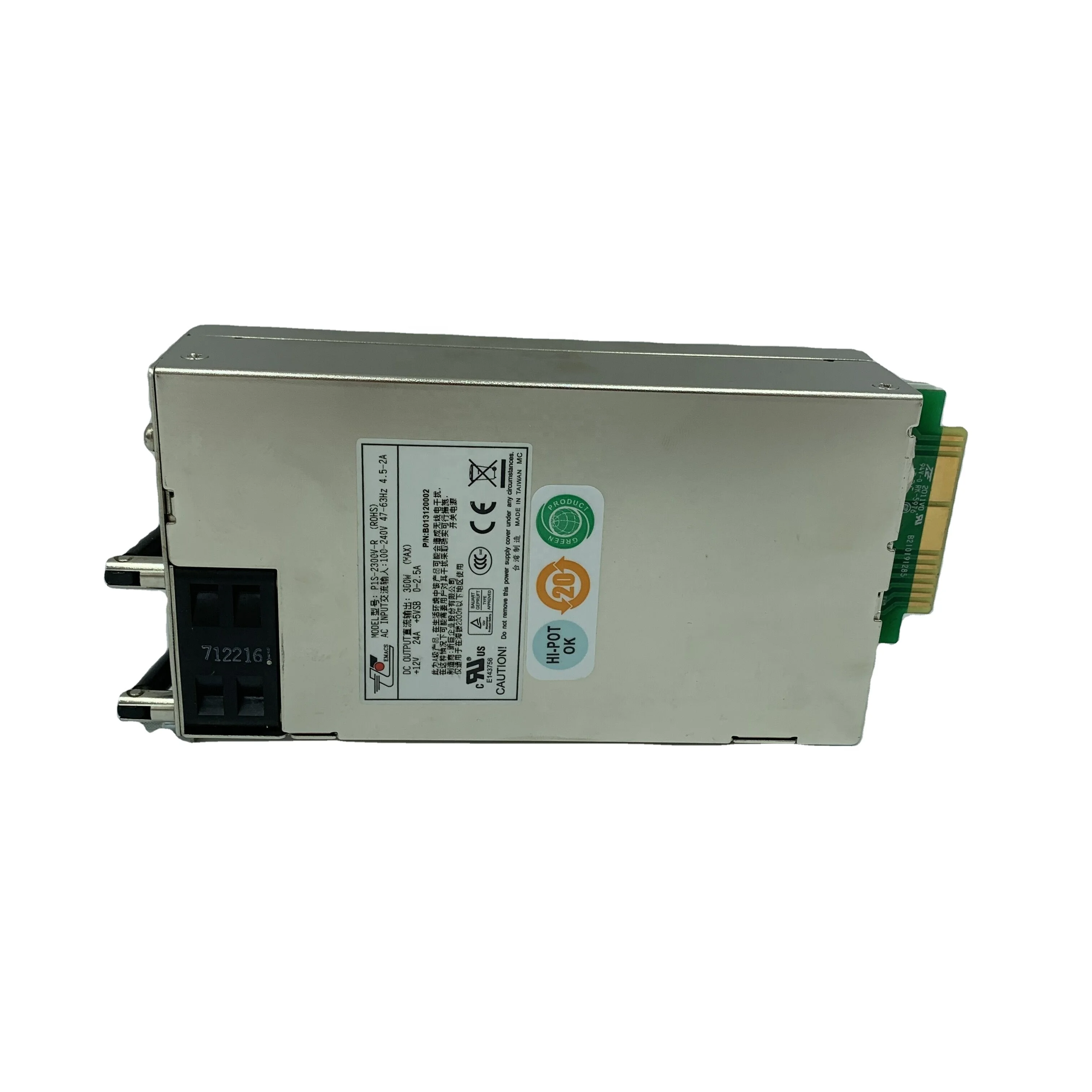QNAP Genuine 300W Modular PSU Fits TS-EC879u/TS-879u,TS-870 Model# P1S-2300V-R PN:B013120002