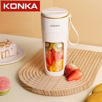 KONKA 340ml Portable Blender, High-Speed Juicing for Home, Office & Outdoor. Food-Grade, Easy-Clean KLLJ-3401