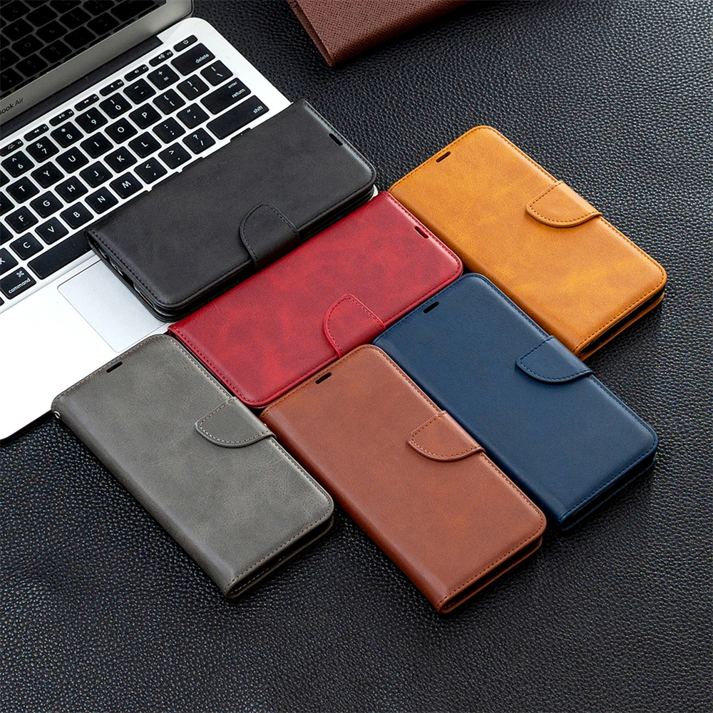 Leather Magnetic Flip Case For Xiaomi Mi 13 Lite 5G 12T PRO CIVI 2 POCO X5 PRO C55 Plain Minimalist Wallet Cases Phone Cover