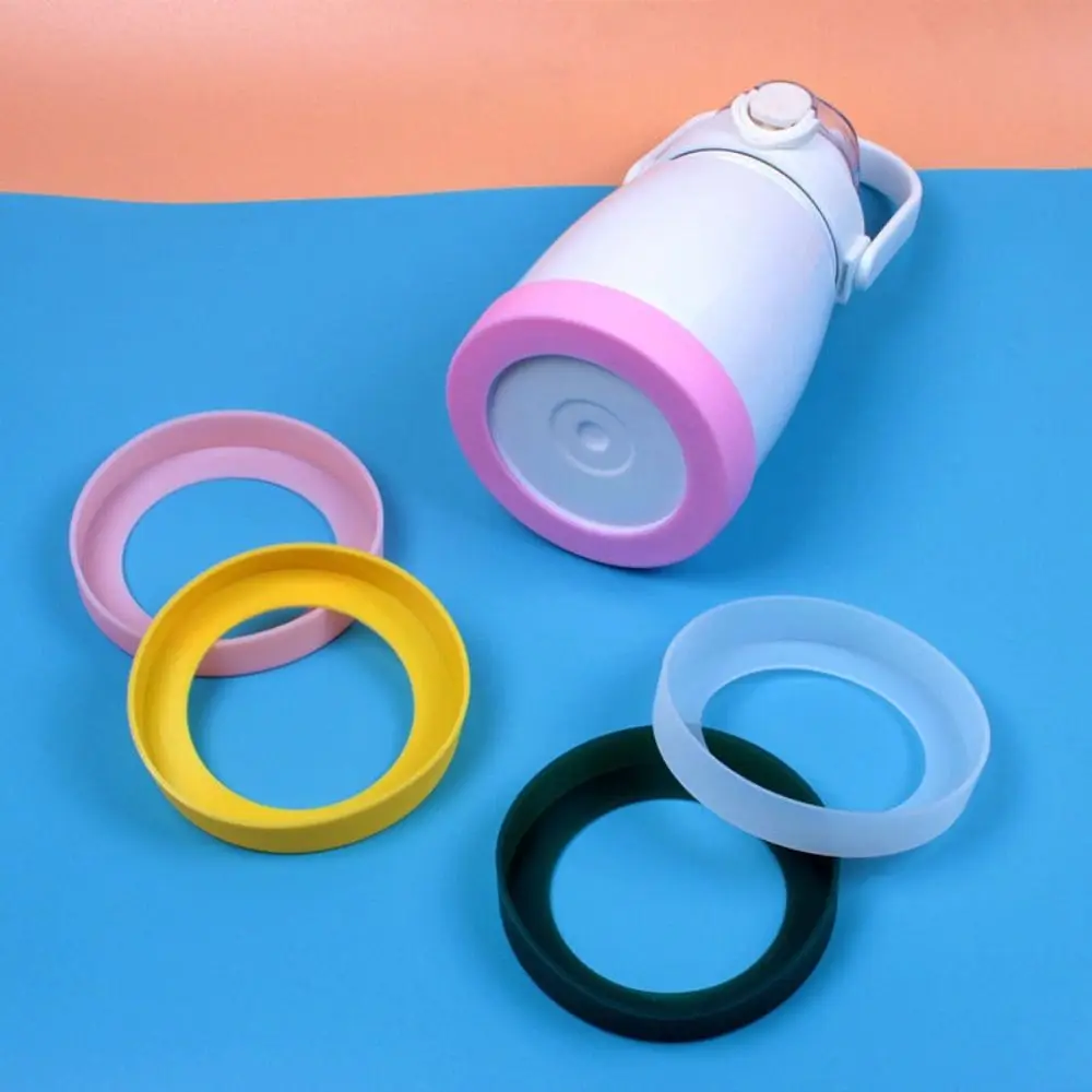 11.5/12/12.5cm Silicone Cup Bottom for Tyeso/Aqua Flask 64oz Cup Bottom Bottom Support Protective Cover Kettle Pot Bottom Cover