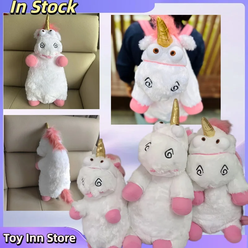 Muñeco de peluche de 40-56 cm de Minions Evil Unicorn Stuart, mochila de muñeco de peluche, muñeco de decoración para el hogar, regalo de cumpleaños, muñecos coleccionables