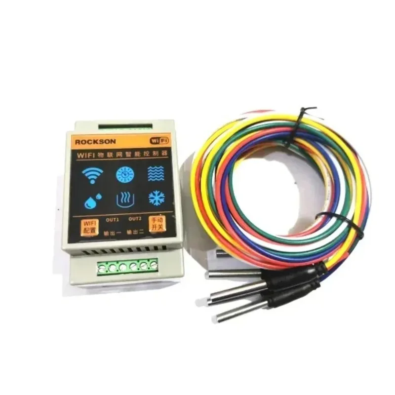 Loook Store WF96L WiFi Smart Water Level Controller, Home Pool Water Tank Monitoring System, Water Flow Sensor Alarm Detector