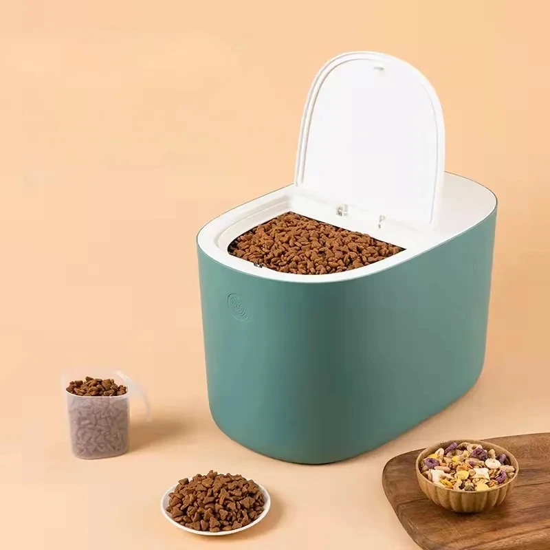 New Dog Cat Food Storage Container Large Capacity Proof Seal Moisture-proof Pet Food Storage Bucket Dry Cat Food Storage Box