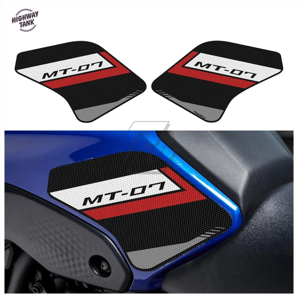 

Мотоциклетный боковой коврик для бака, коврик для наколенника для Yamaha MT-07 2021-2022