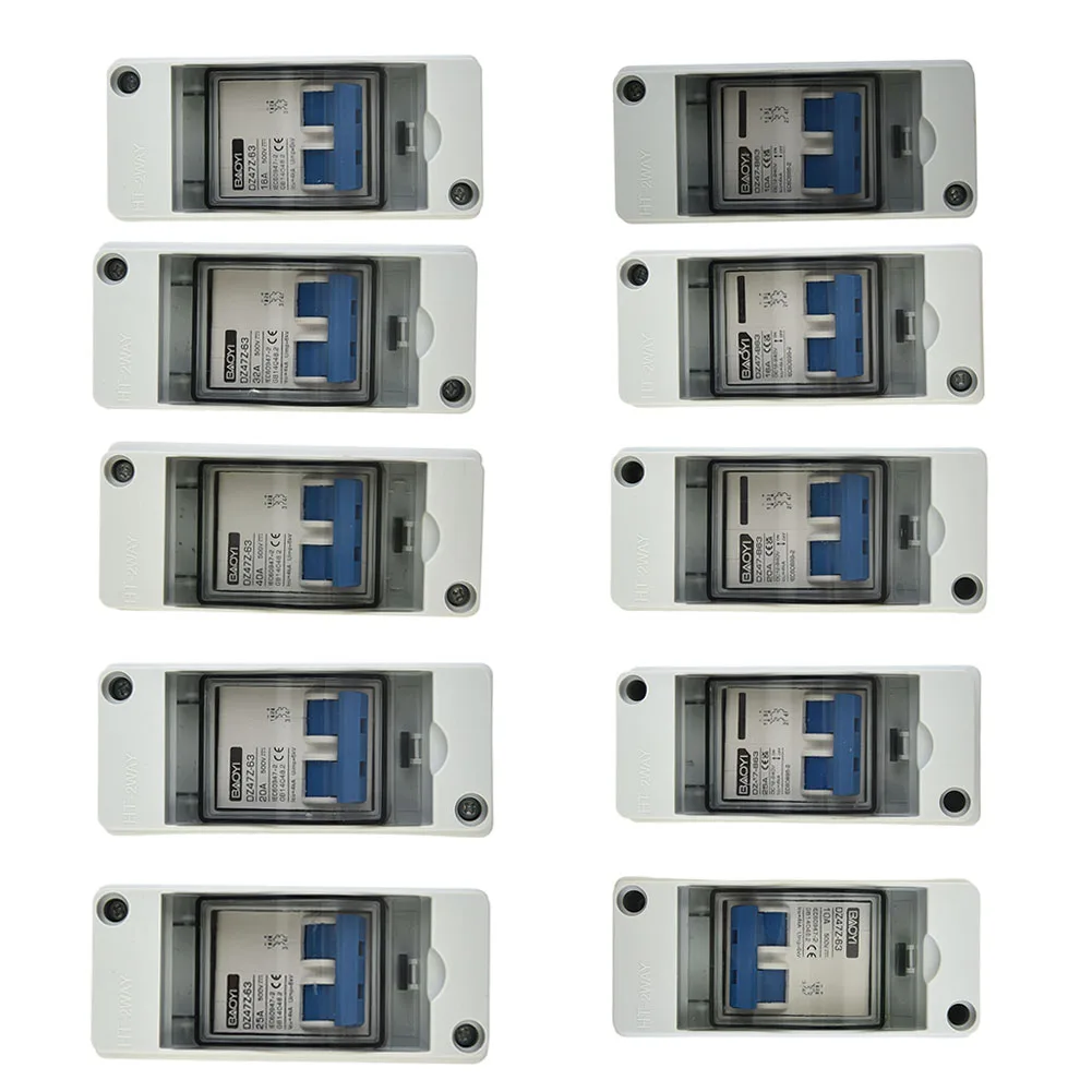 Mini disyuntor Caja combinadora de panel solar con disyuntor de protección Clase 65 y carcasa impermeable