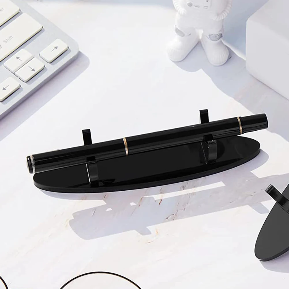 

4Pcs Acrylic Pen Rack Multi-Functional Creative Design Strong Stability Desk Organizer for Pens Makeup Pen Display