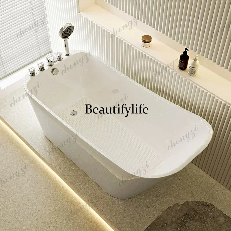 a68Bathroom Concubine Cylinder B & B Hotel Bathtub Detached bathroom Deep bath Non-slip