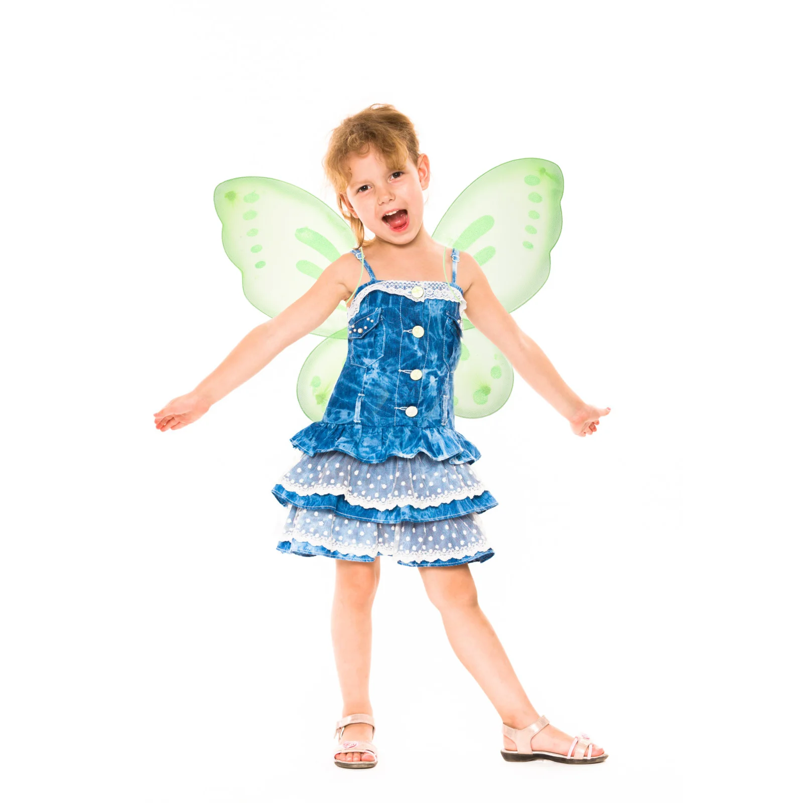 

Children Butterfly Wing Exquisite Creative Design Bright Color for Cosplay Party Stage Performance Fairy Wing for Girls