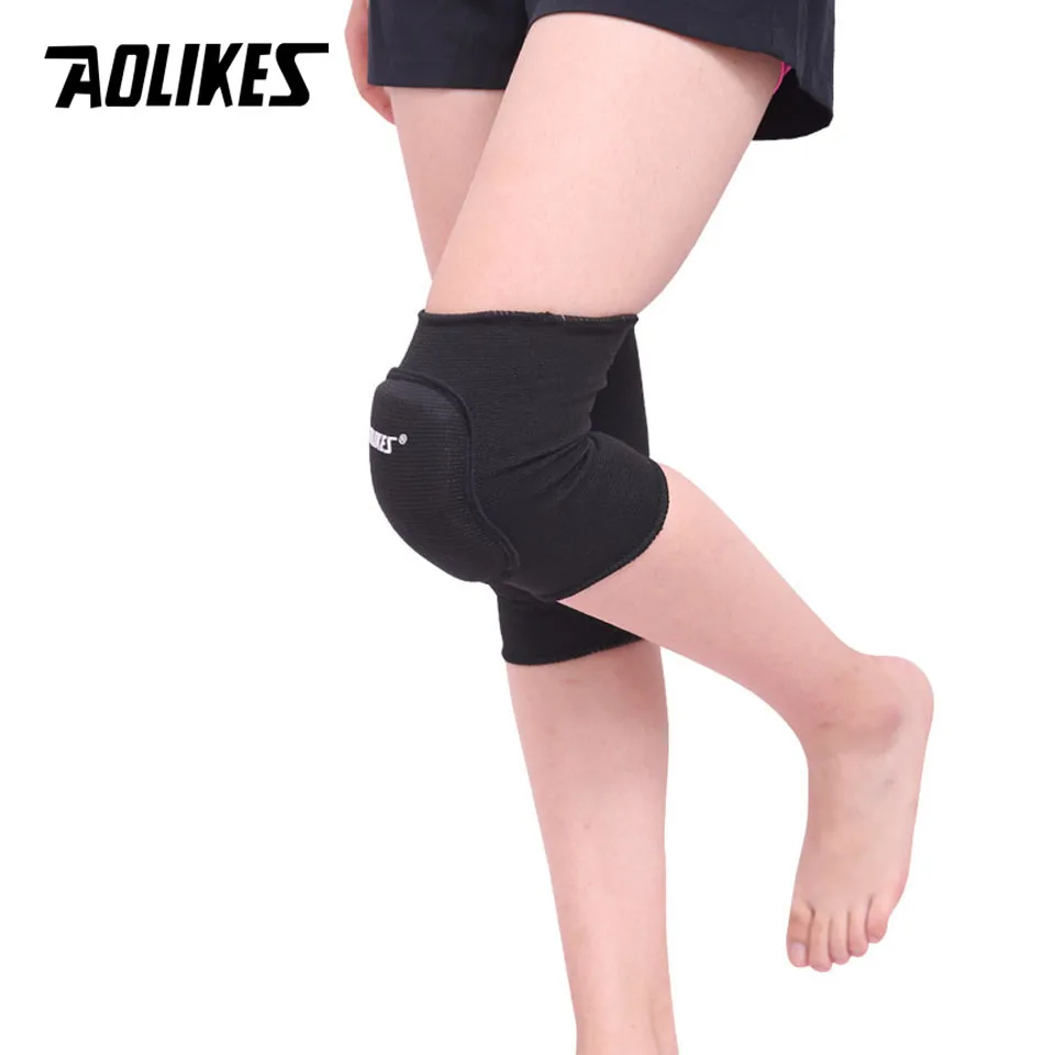 AOLIKES 1 Pair Kids Adult Dancing Skating Skateboard Cycling Sponge Knee Pads Anti-crash Children Kneepads Knees Protector