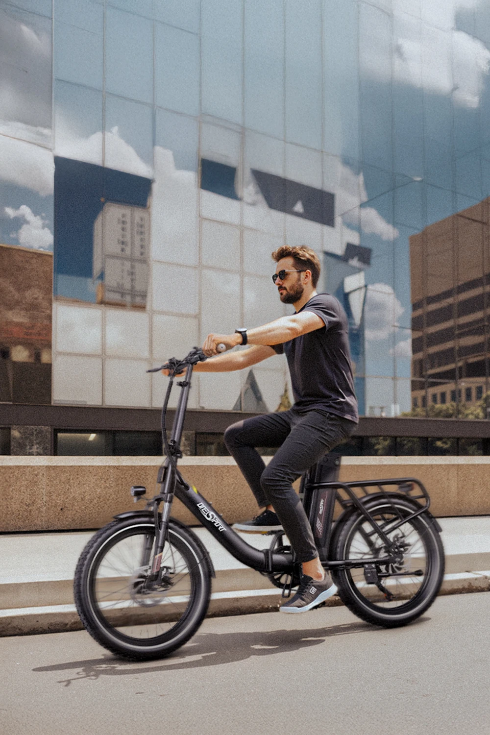 ONESPORT OT16-2 Hochwertiges All-Terrain-Elektrofahrrad 250W Motor 48V 15,6Ah Akku 20-Zoll-Reifen Pendler-Elektrofahrrad – Detail 13