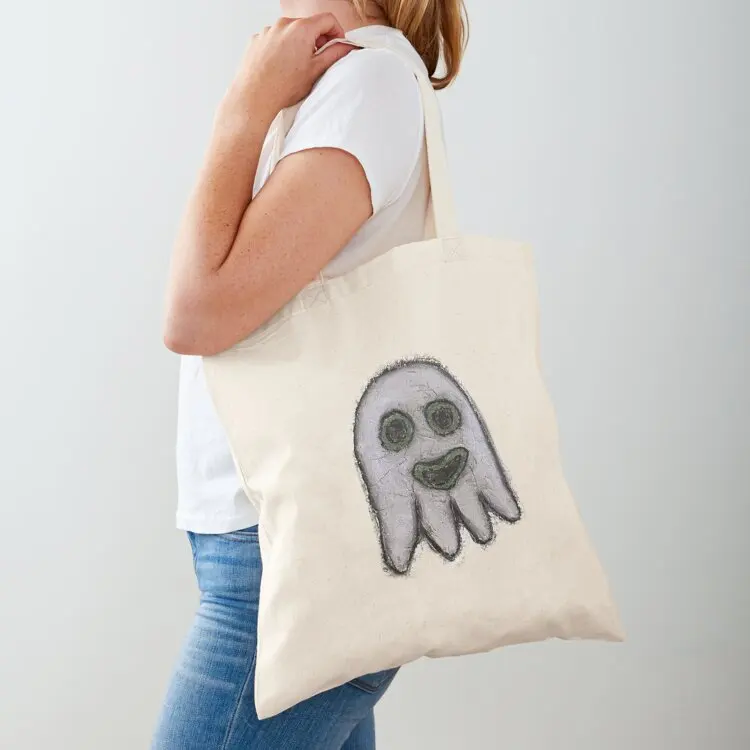 Happy Ghosty Tote Bag women bag large tote bag Eco shopper women