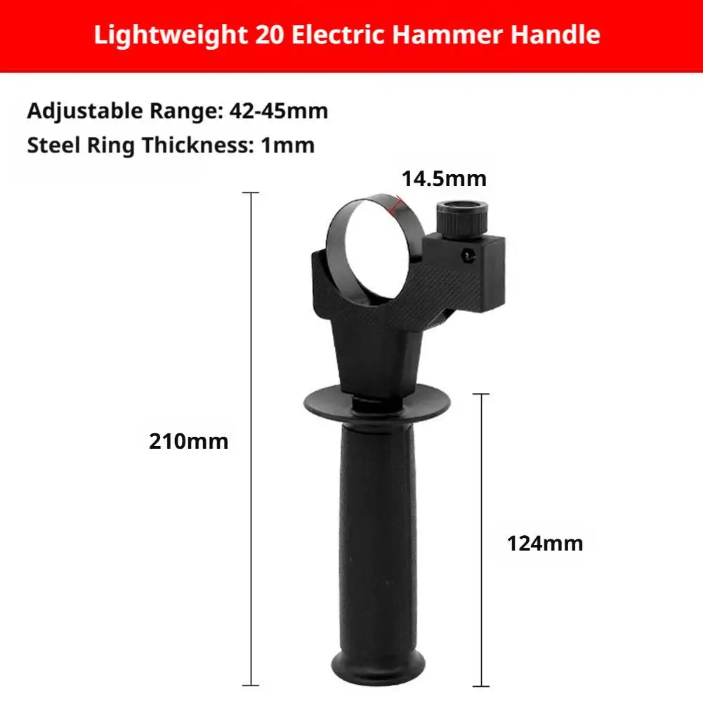 Electric Hammer Handle Plastic Tray 26 New Front Design for Impact Drill Pistol Drill Angle Grinder Auxiliary Handle Electric To