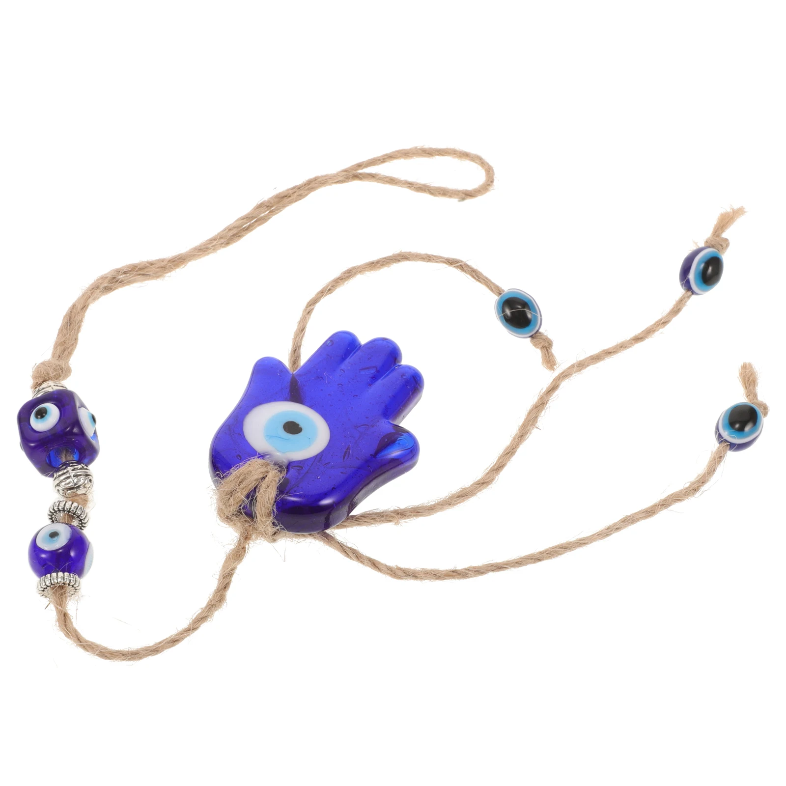 

1Pcs Blue Eye Palm Pendant Turkish Evil Eye Style Wall Hanging Decor Home Office Hanging Charm Turkish Style Pendant