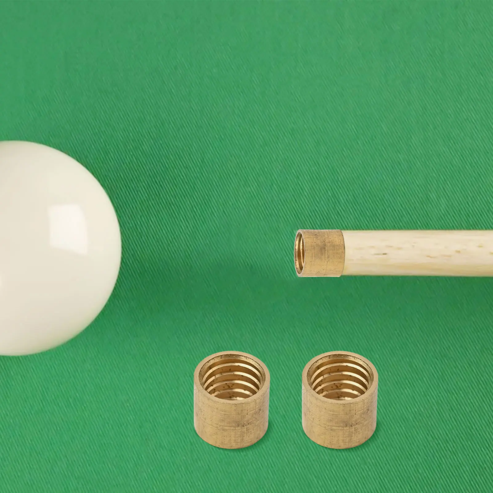 

10 шт., латунные обручи для бильярдного кия, 9,5/10/10/10,2/10,5/10,7/11/12 мм, латунный обруч с резьбой для снукера, детали для бильярдных наконечников