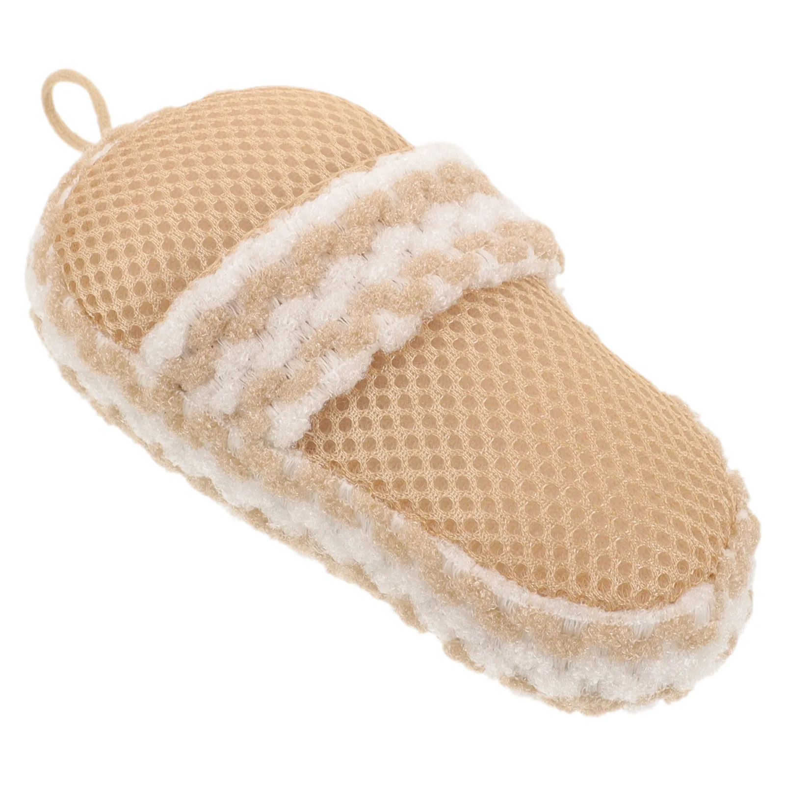 

Body Scrubber Bath Shower Exfoliating Soft Slipper Shape Lightweight Compact Portable Skin Cleaning Shower Scrubber for Adults