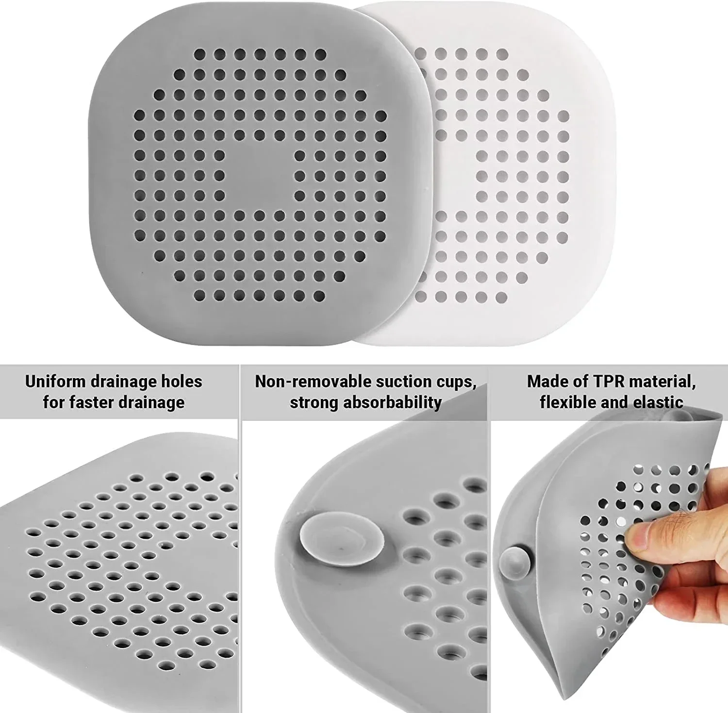 Plug Stopper Kitchen Sewer Silicone Bathroom Floor Bathtub WaterFilter Home Accessories Shower Drain Hair Catcher Sink Strainer view 6