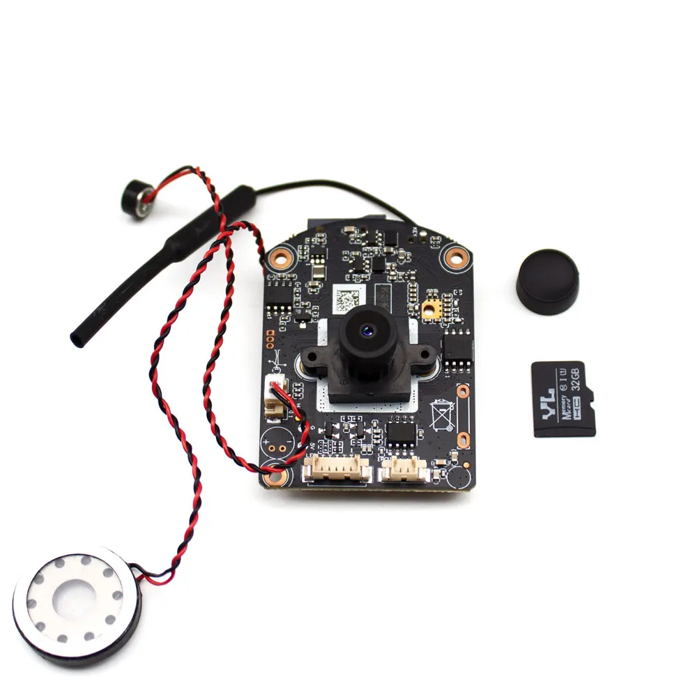 WGWK HD 4MP Mini WIFI Camera Module USB Wireless Security Surveillance IP Camera 25Fps Bluetooth Webcam Board with Microphone