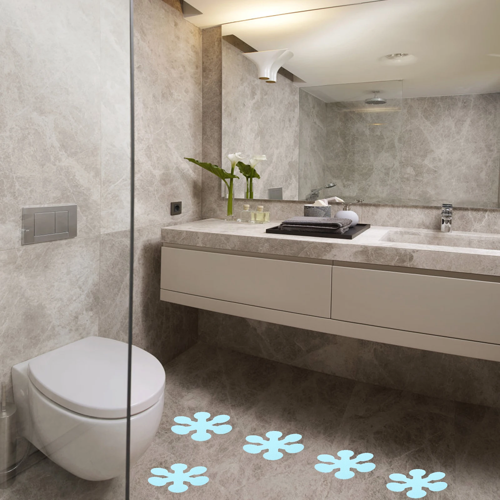 

Non-slip Stickers Anti-slipping Bath for Tub Take Safety Shower Snowflake Bathtub Strips Single-sided Release Paper