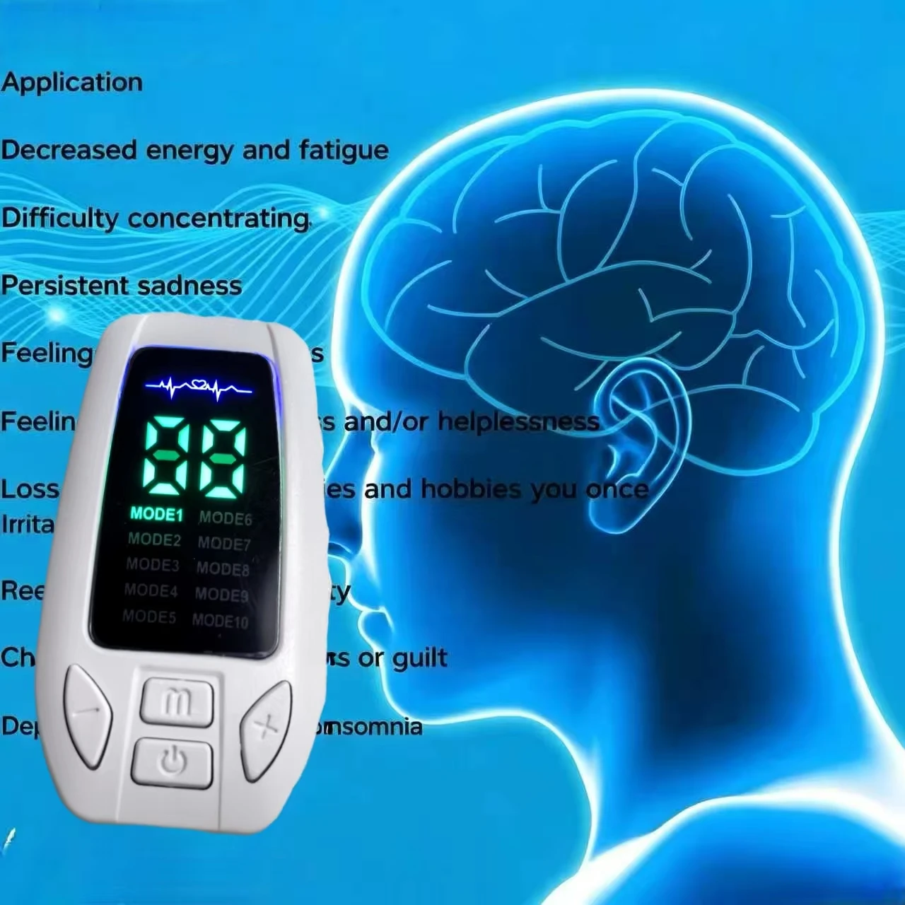 Professional Grade Transcutaneous Vagus Nerve Stimulation for Insomnia Anxiety Reduction Vagus Nerve Ear Clip Home Therapy