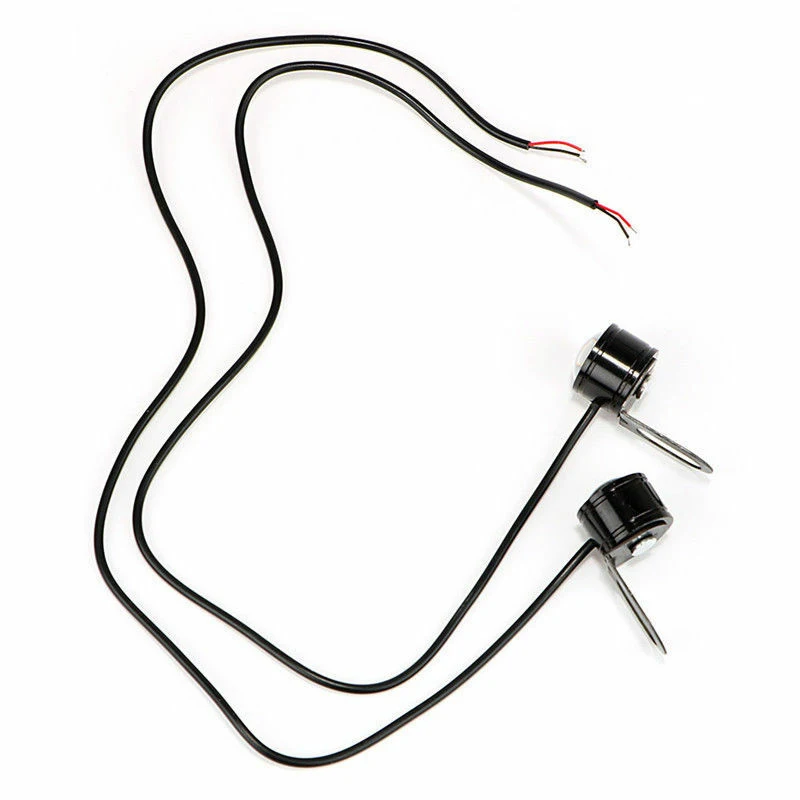 Practical 2 Pcs LED Motorcycle Headlight Spotlight Driving Daytime Running Light Lamp